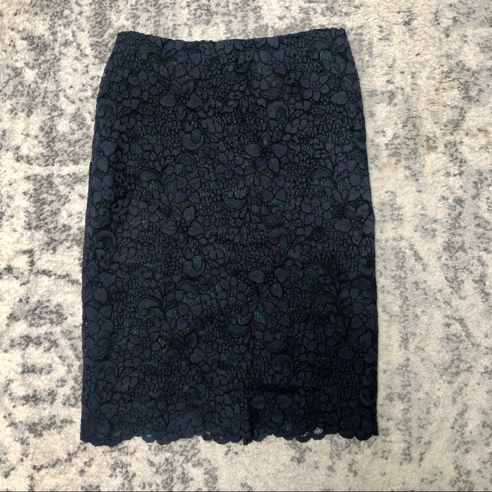TORY BURCH lace pencil skirt
